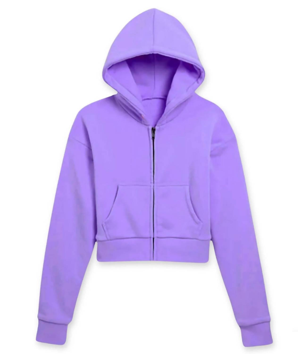 

Детская худи с молнией Dylan укороченная в цвете So Violet KatieJnyc