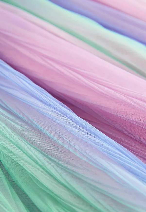 Юбка прямого кроя, прямого силуэта. Next, Pink Rainbow — фото 3