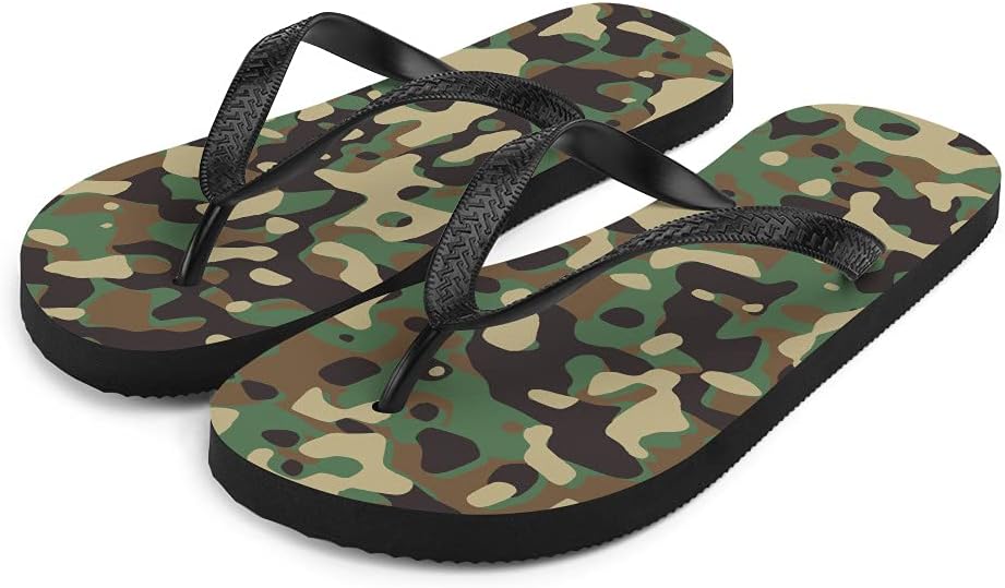 Сланцы с камуфляжным принтом Dressed Up Mule - армейский камуфляж, унисекс, мужские и женские шлепанцы для пляжа, бассейна и душа, белый — фото 2
