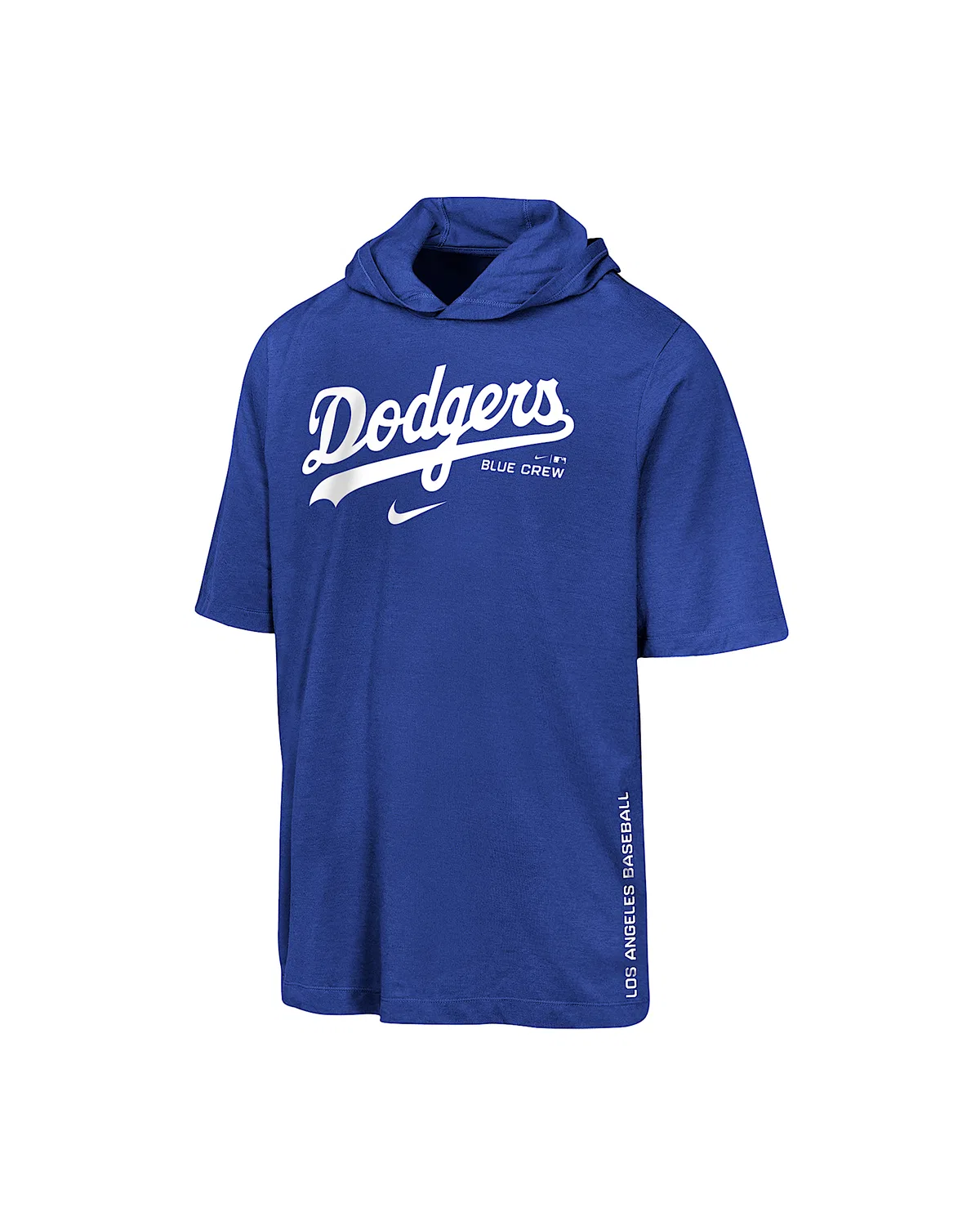 Детская Nike Dri-FIT MLB Худи-Футболка Los Angeles Dodgers, Rush Blue