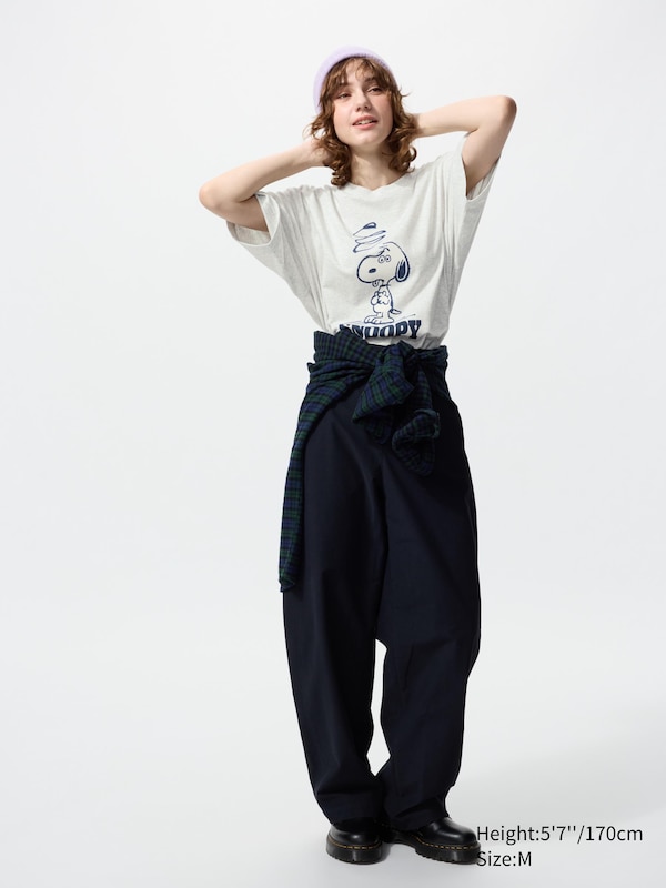 Футболка UT с графикой Peanuts Uniqlo, 03 grey — фото 3