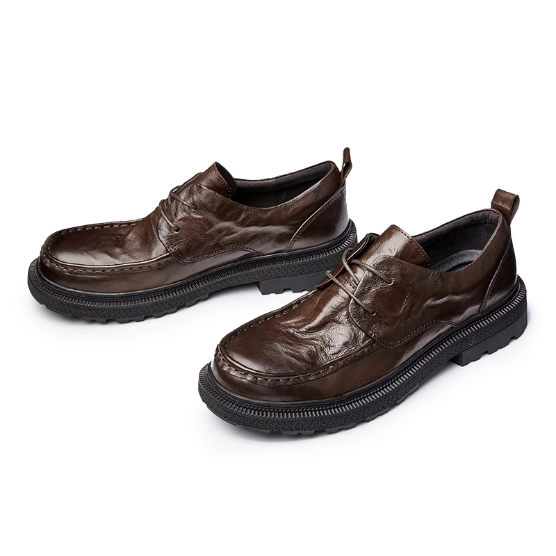 

LEYGMENLG Мужские повседневные кроссовки Low top черно-коричневые, цвет Coffee