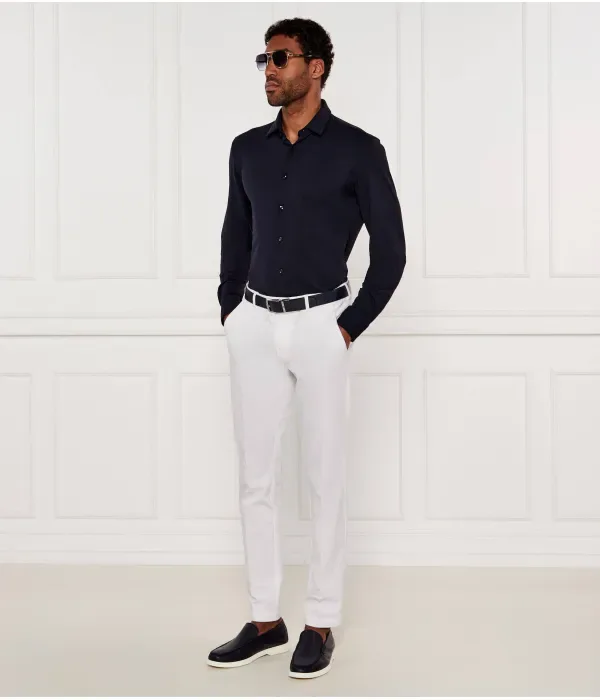 P-Hank-S-Kent-C1-222 футболка slim fit Boss, темно-синий — фото 2