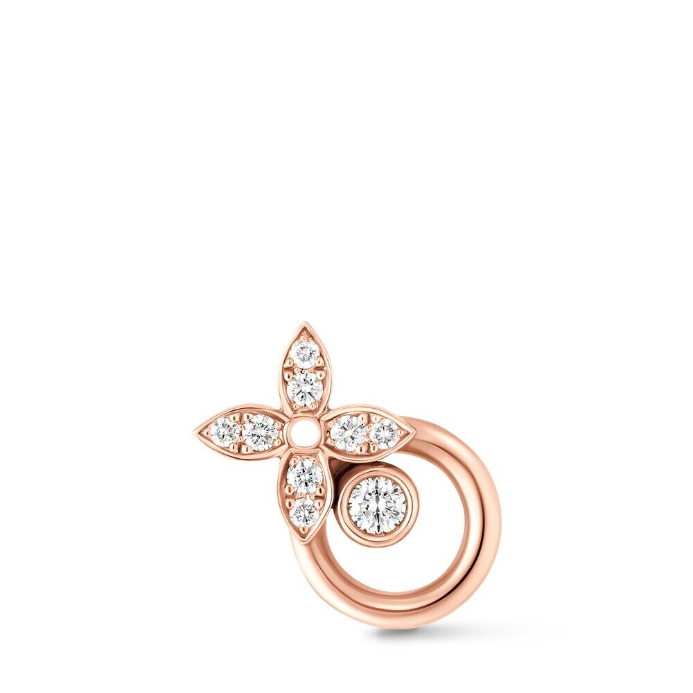 

Серьги Idylle Blossom, розовое золото и бриллианты Louis Vuitton, золотой