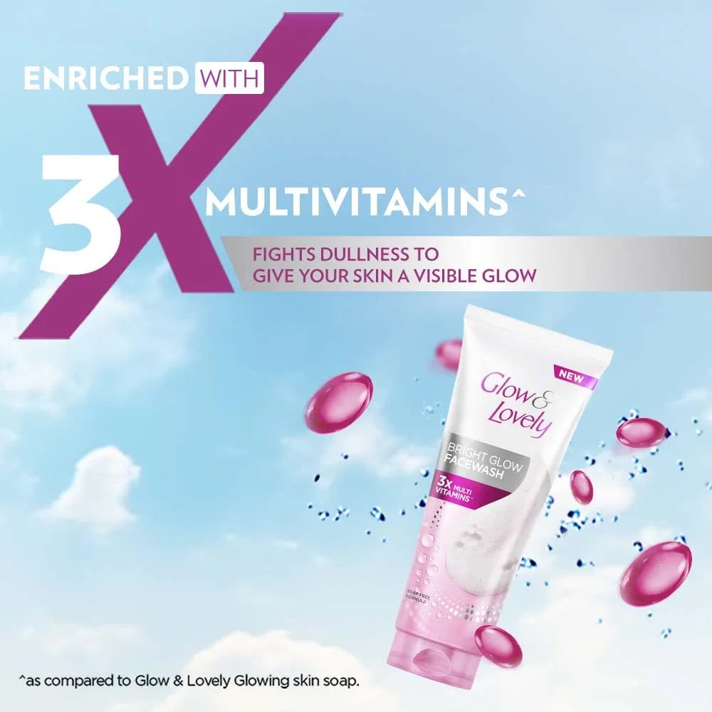 Крем для лица Glow & Lovely — Очищающее средство для лица «Instant with Fairness Multivitamin» от Fair &, 100 мл — фото 4