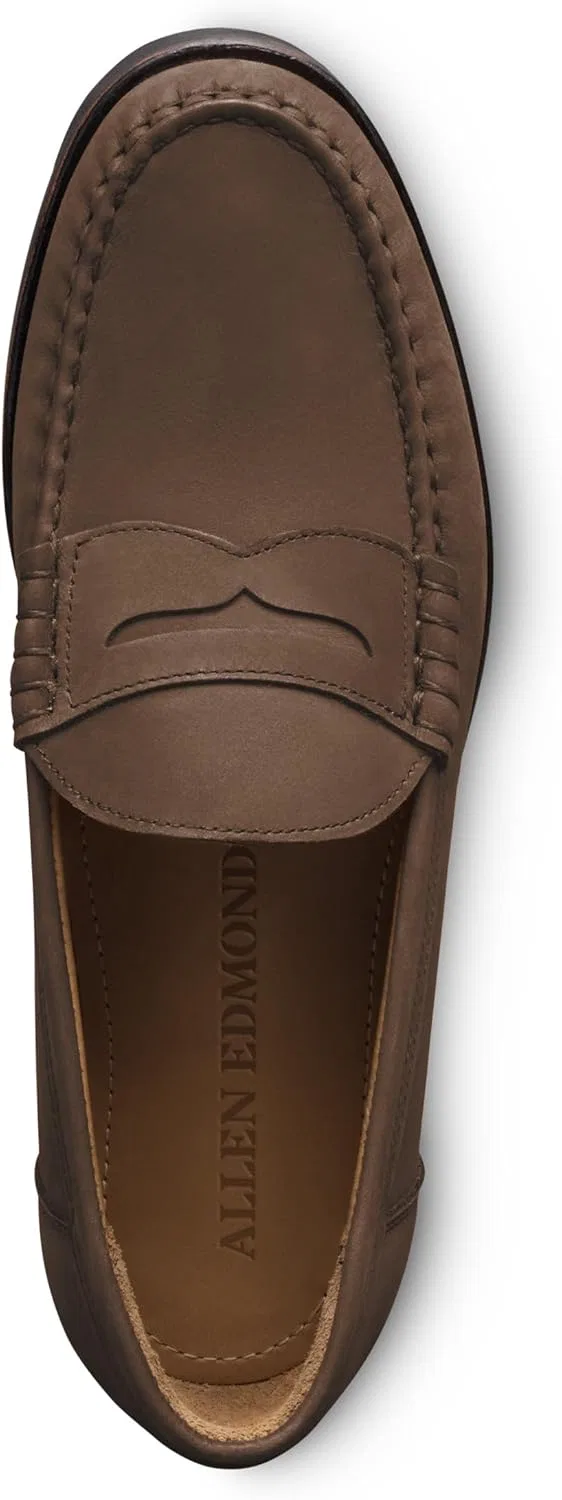 Лоферы Allen Edmonds, коричневая нубуковая кожа — фото 3