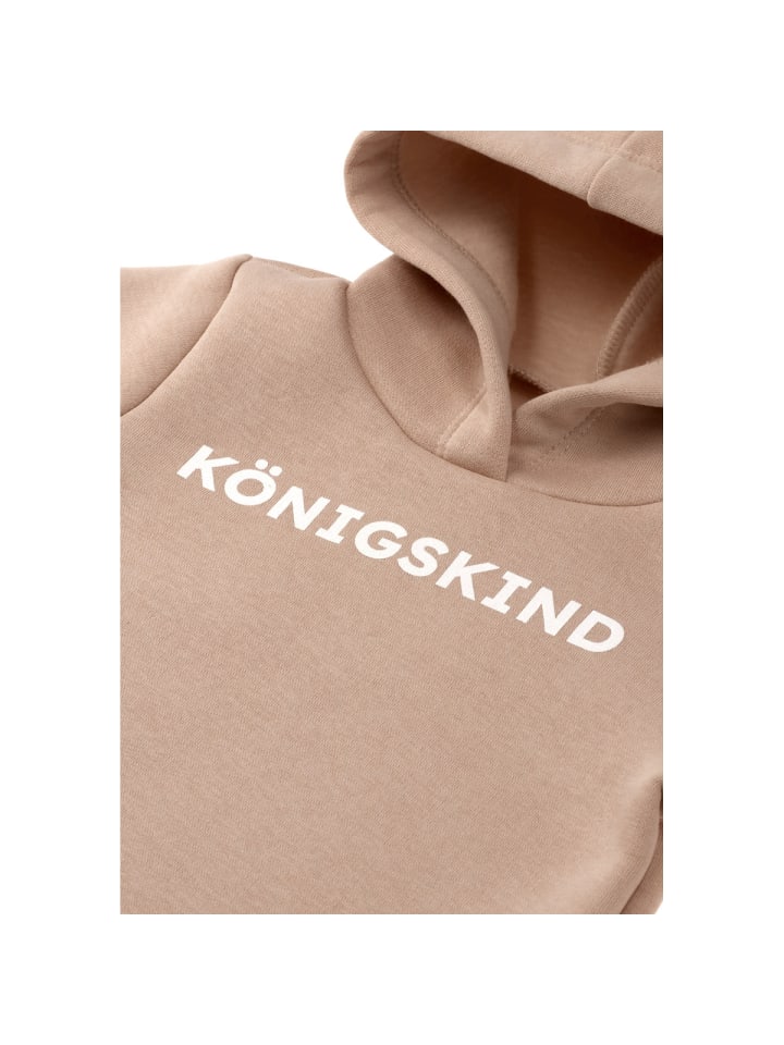 MaBu Kids Толстовка с капюшоном Königskind коричневого цвета — фото 3