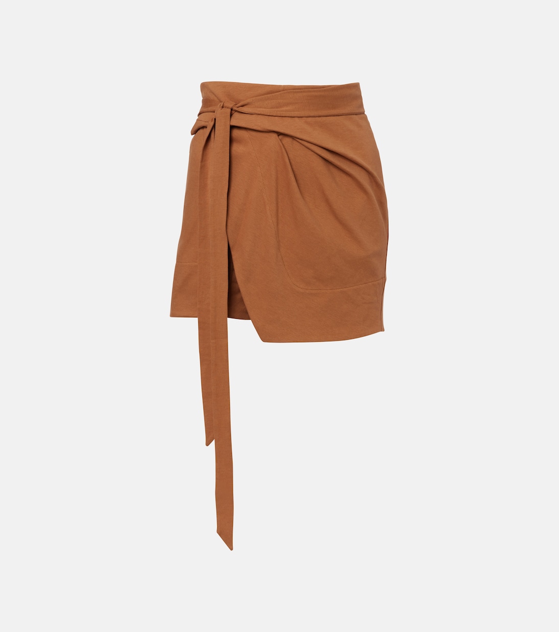 

Асимметричная хлопковая юбка с запахом Berenice Isabel Marant, Caramel