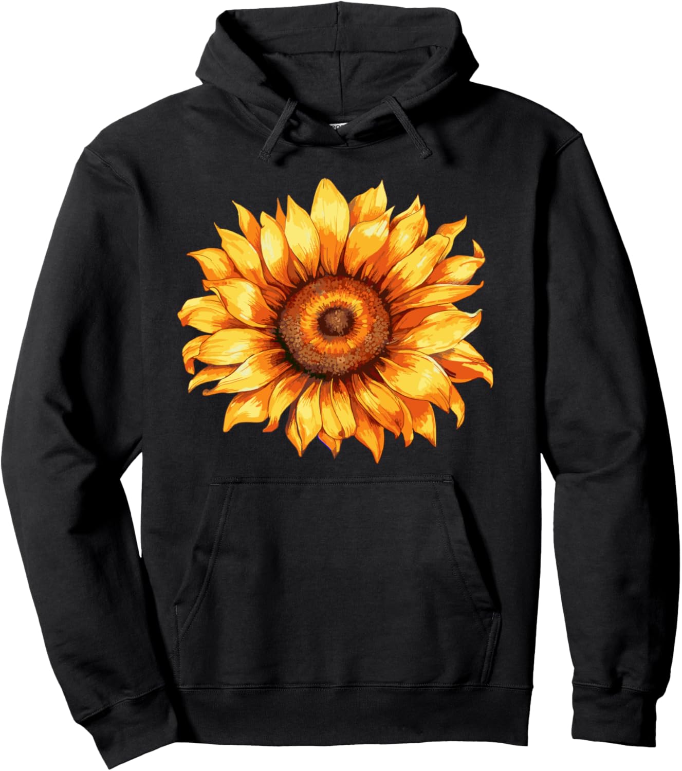 

Толстовка оверсайз с принтом подсолнухов Utopia Sport Sunflowers Shop, черный