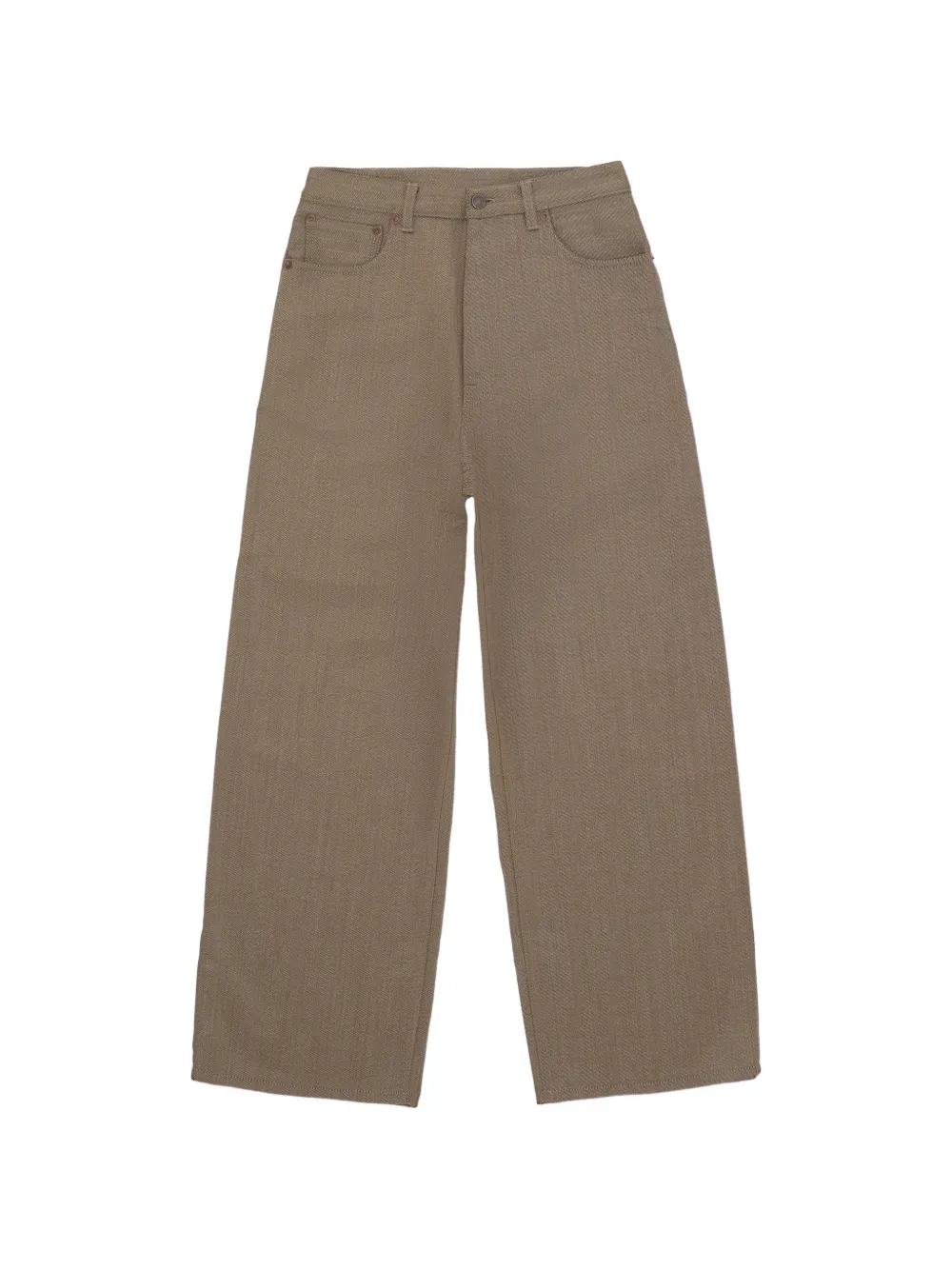 

Широкие вышитые брюки-палаццо Fortela, коричневый