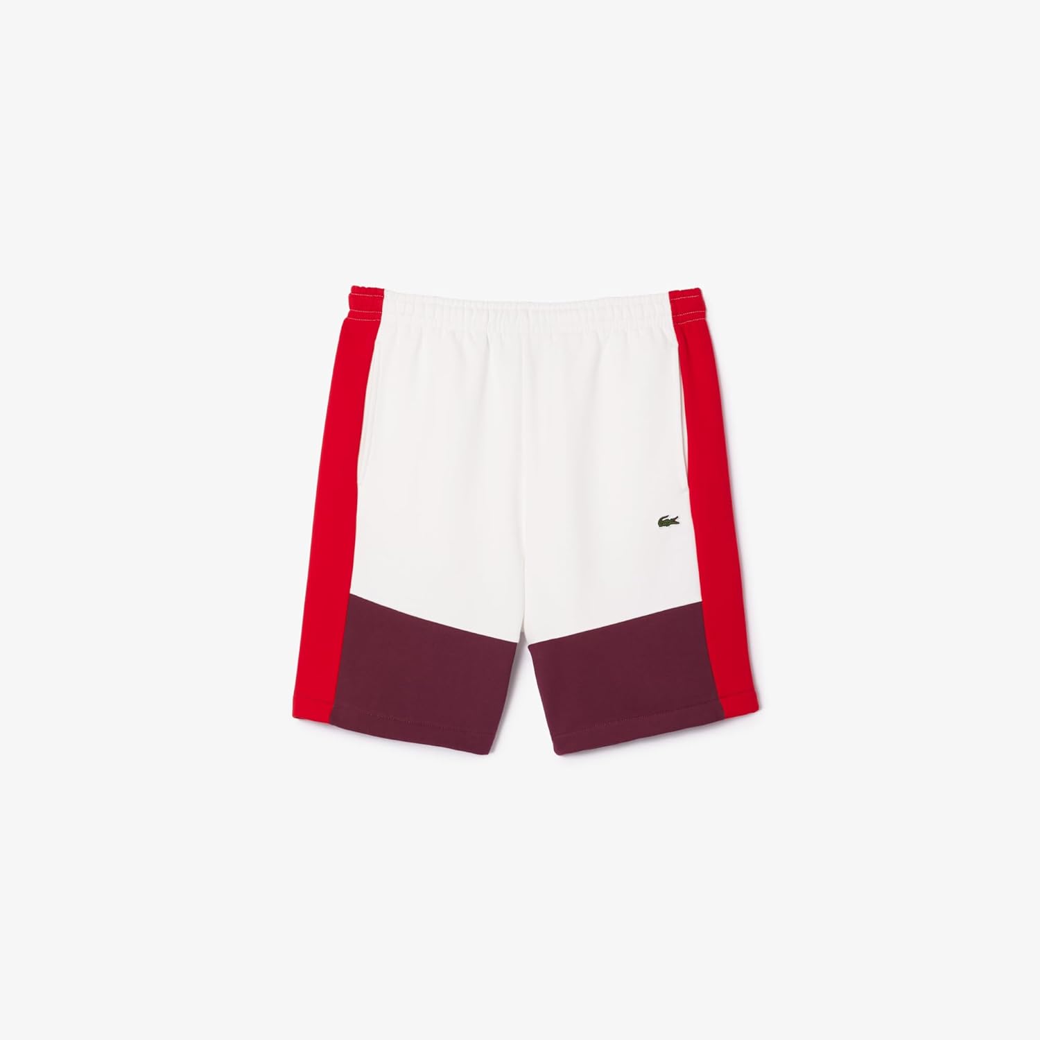 

Lacoste мужские шорты Regular Fit с регулируемой талией 4", Flour/Red/Spleen