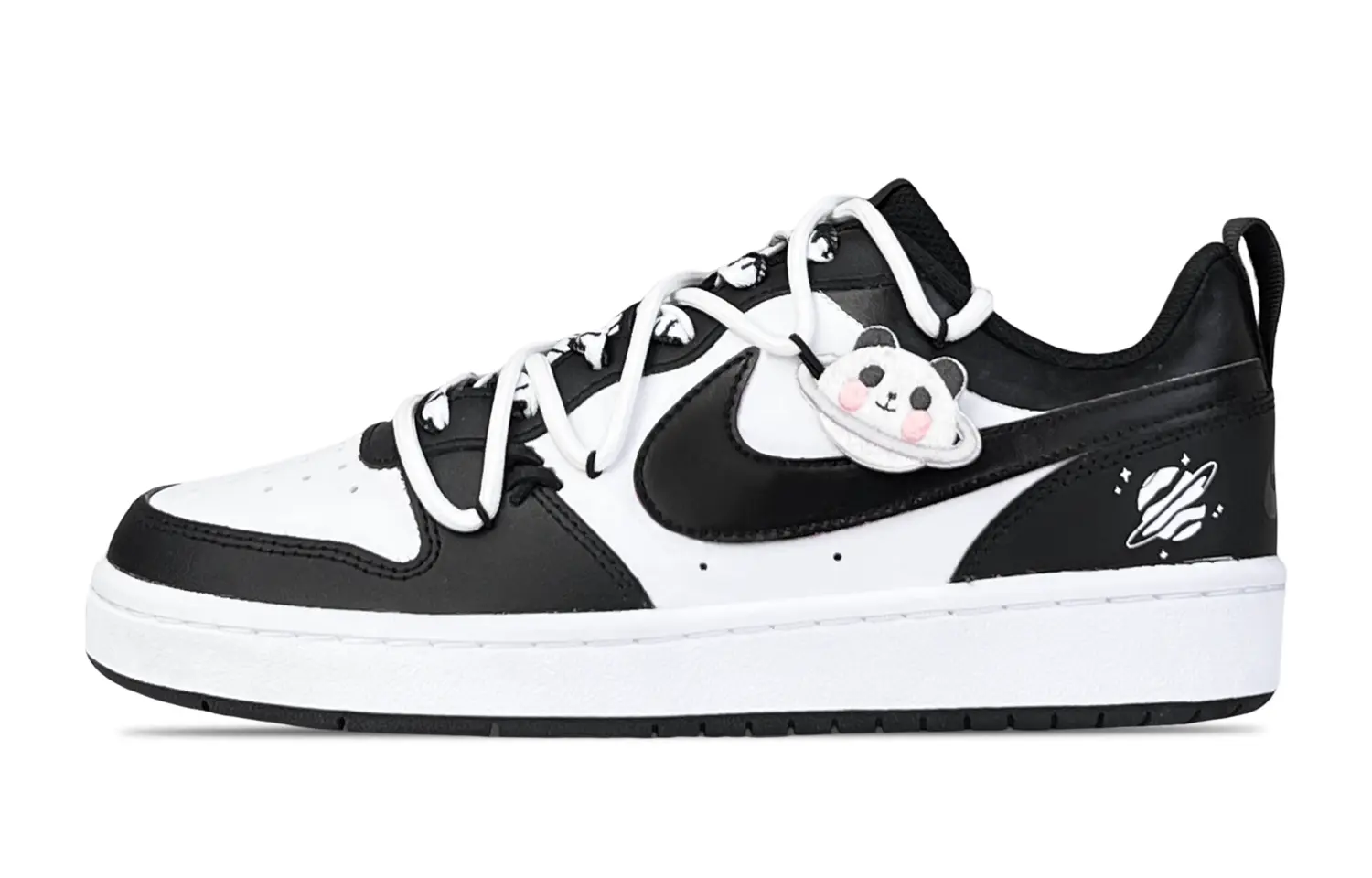 

Кроссовки Nike Court Borough Skateboarding Shoes Women's Low-top White/black, черный