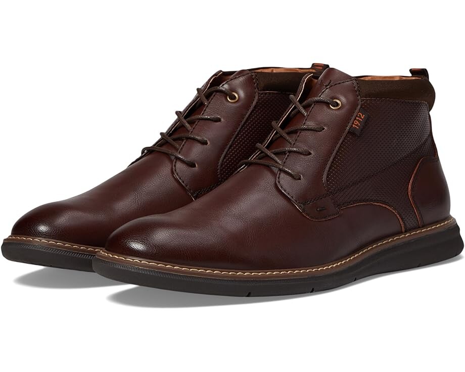 

Ботинки Nunn Bush Chase Plain Toe Chukka Contemporary Fashion, цвет Brandy