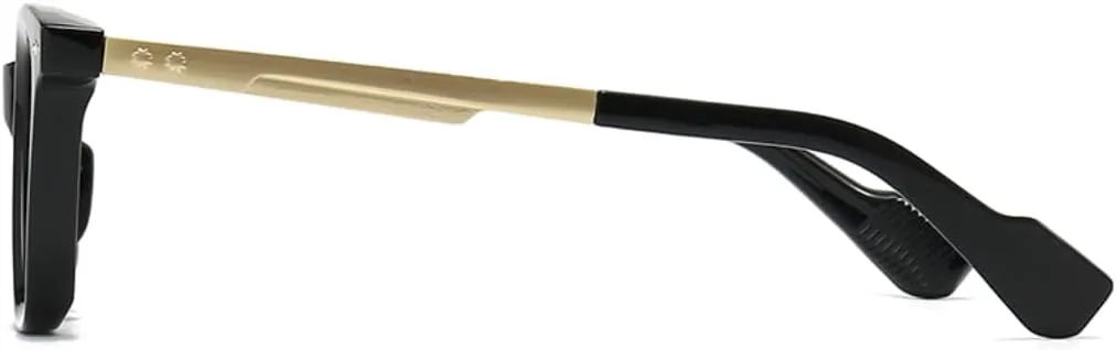 

Солнцезащитные очки с защитой UV400 | Металлические петли, градиентные линзы | Для женщин и мужчин, для занятий спортом на открытом воздухе и вождения DSVIGF, Black