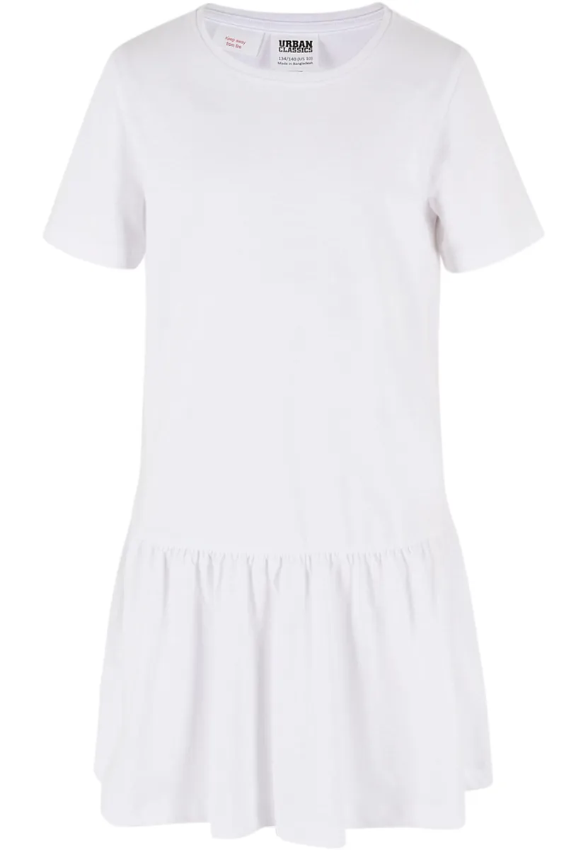 

Платье-рубашка URBAN CLASSICS " Urban Classics Women's Girls Valance Tee Dress" (1 шт.), белый