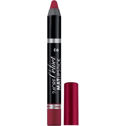 

Губная помада-карандаш 24 Hours Velvet Mat Pencil N.06 Bordeaux, Deborah