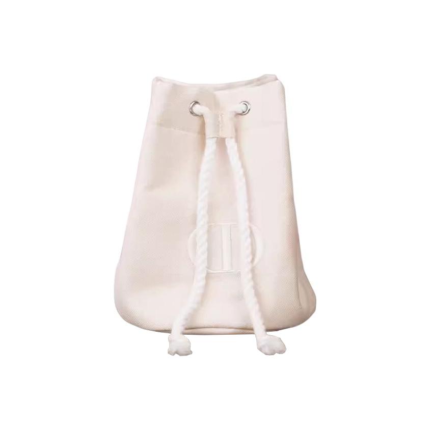 

DIOR Бежевые косметички на шнурке многослойные