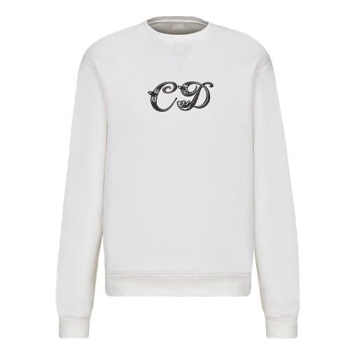 

Свитер Dior x Kenny Scharf CD Embroidery Crew 'White', белый