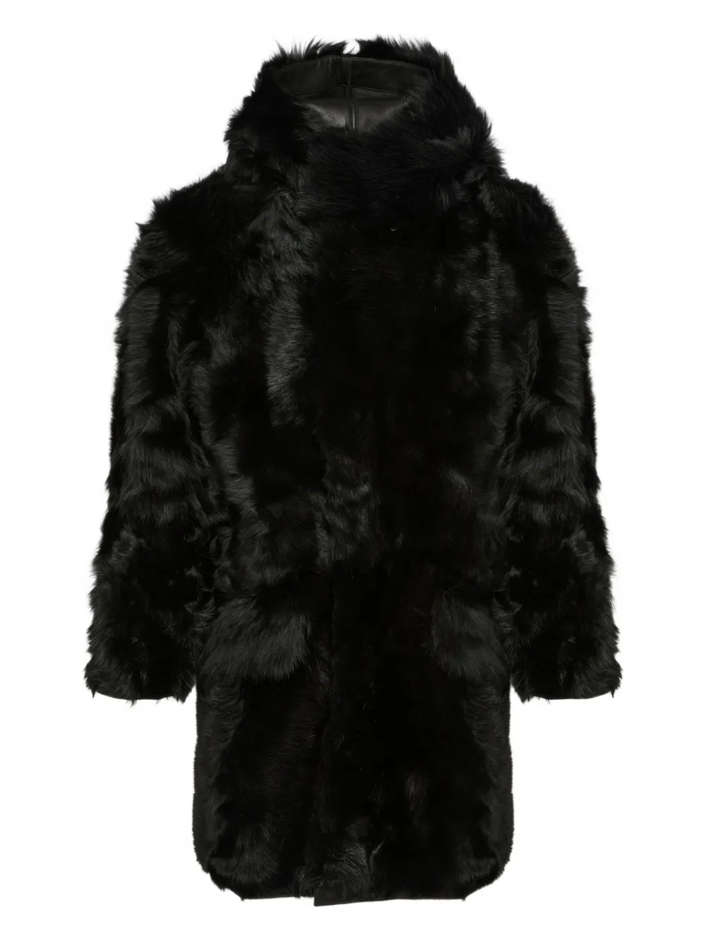 

Парка из тосканской овчины YVES SALOMON, черный
