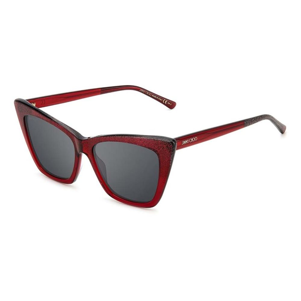 

Солнцезащитные очки из красного ацетата Jimmy Choo Eyewear