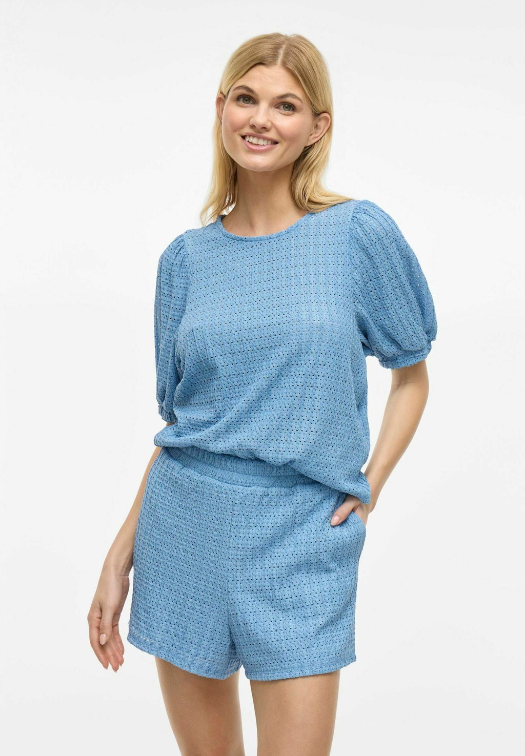 

Блуза KURZEN ÄRMELN VILA, цвет Blissful Blue