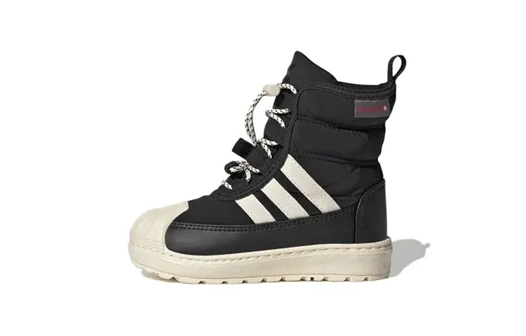 

Кроссовки Adidas Originals Superstar Series Toddler Shoes Baby высокие, черный