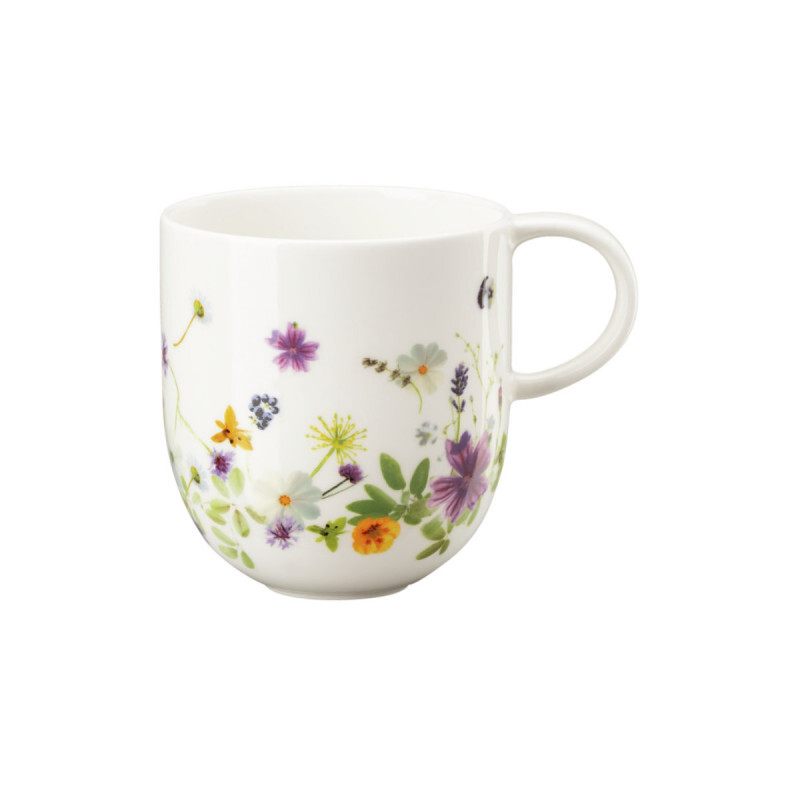 

Кружка Brillance Grand Air с ручкой фиолетовая 0,34 л Rosenthal, белый/красочный