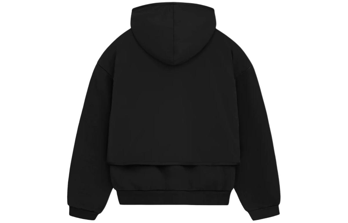 Нейлоновая флисовая толстовка с капюшоном Fear Of God Essentials, черный — фото 4