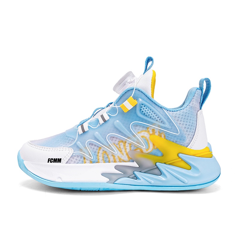 

Дышащие баскетбольные кроссовки для детей FCMM, аква