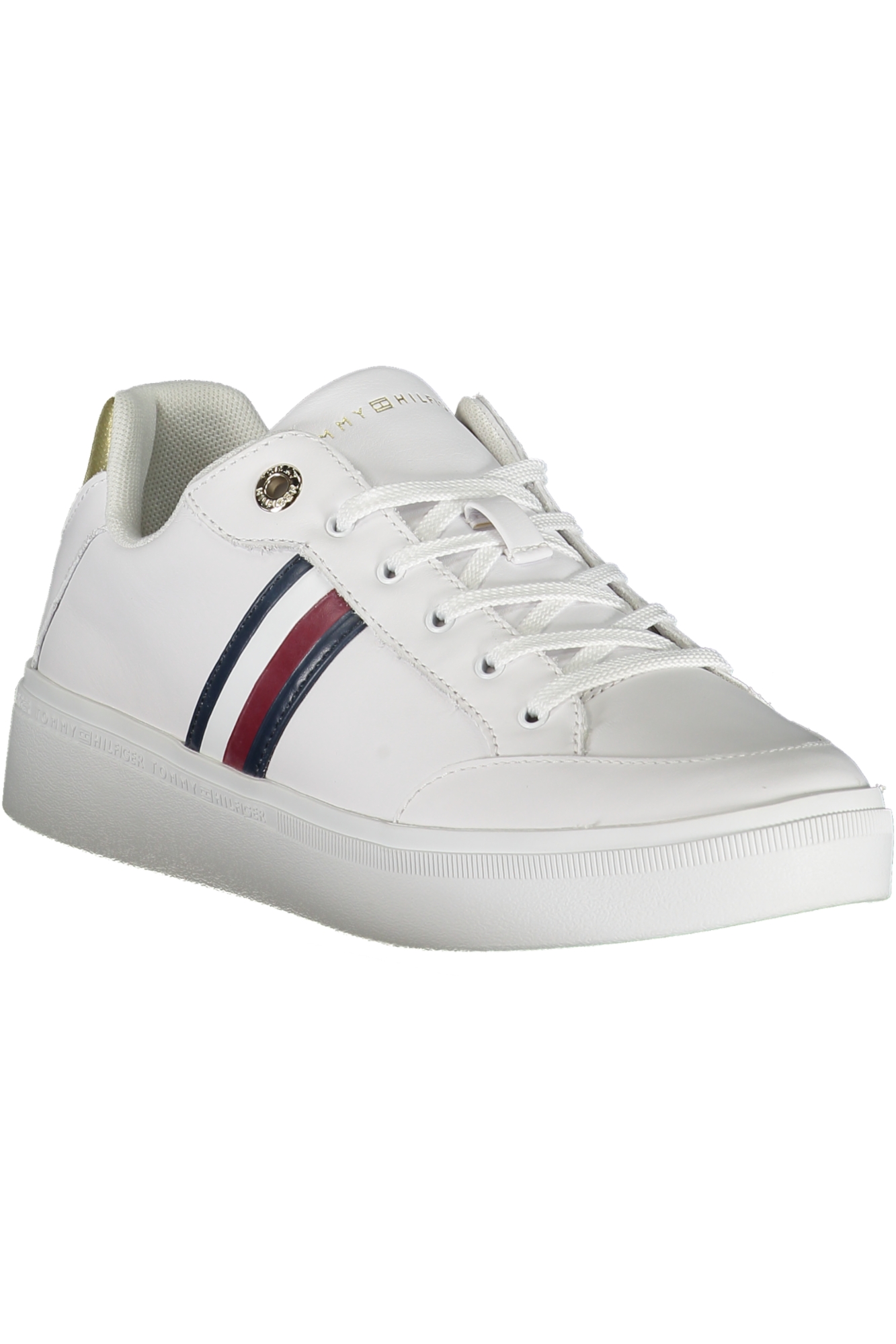 Кроссовки женские Tommy Hilfiger, белый / золотой — фото 2