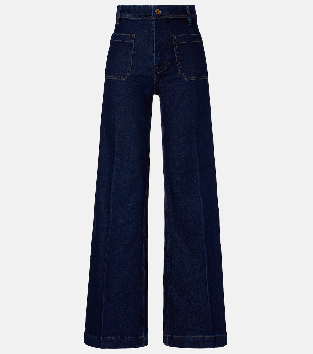 

Джинсы с высокой посадкой и широкими штанинами Polo Ralph Lauren, Kinsey Wash