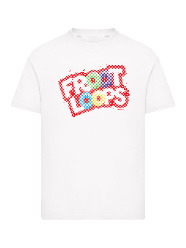

Футболка Kellogg's Froot Loops Breakfast Cereal Pop Art в белом цвете F4NT4STIC