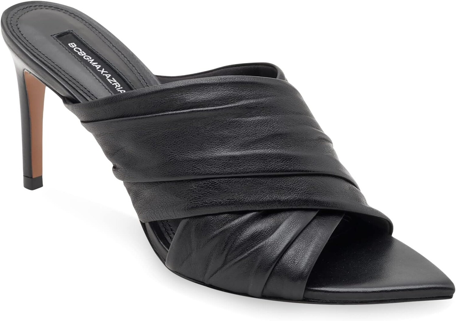 

Туфли BCBGMAXAZRIA Dixie Leather Mule, черный