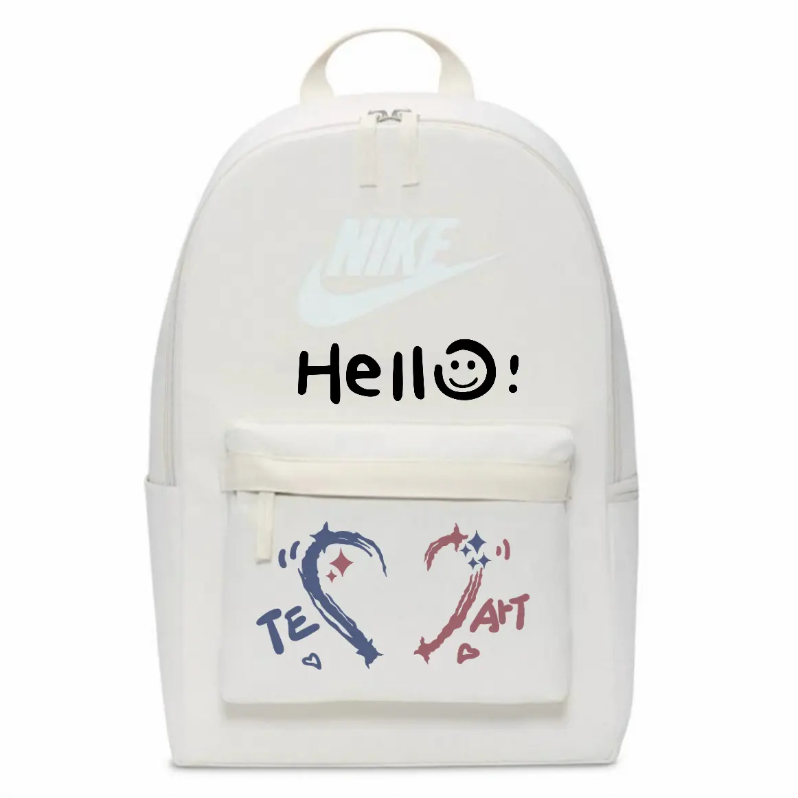 

Nike Тканевый рюкзак унисекс бежевый, hello