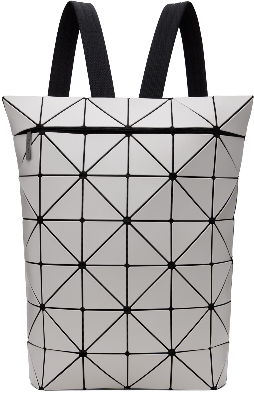 

Серый блочный рюкзак BAO BAO ISSEY MIYAKE, светло-серый
