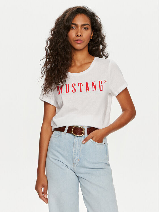 

Футболка стандартного кроя Mustang, белый