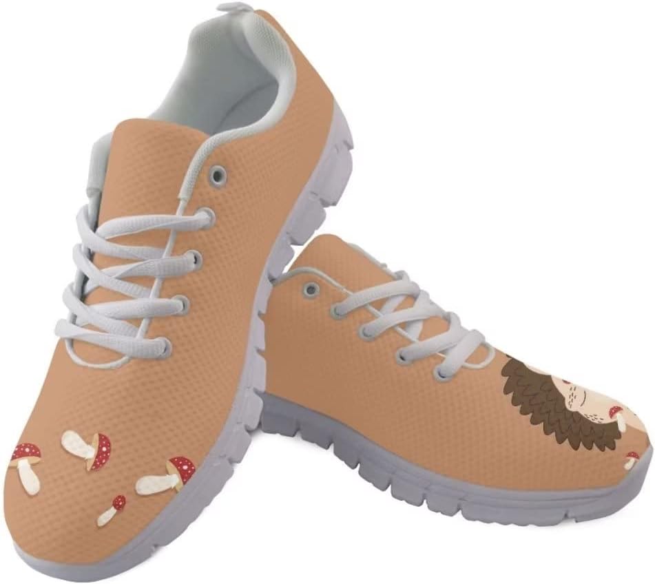 

Персонализированные спортивные кроссовки Pinupub для мужчин, модный оригинальный узор, удобные кроссовки для бега и ходьбы со шнуровкой, коричневый