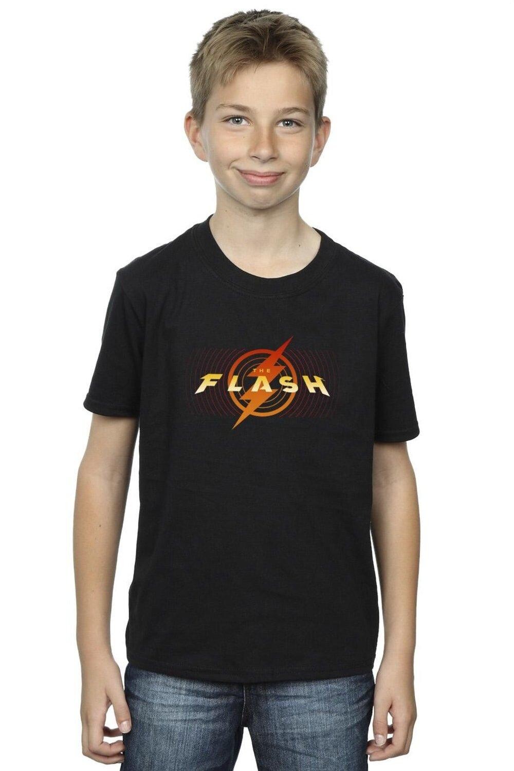 

Футболка с красной молнией Flash DC Comics, черный