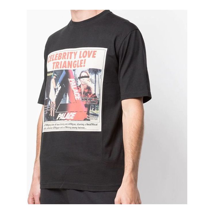 

Футболка PALACE Love Triangle Printing Short Sleeve Unisex Black, черный