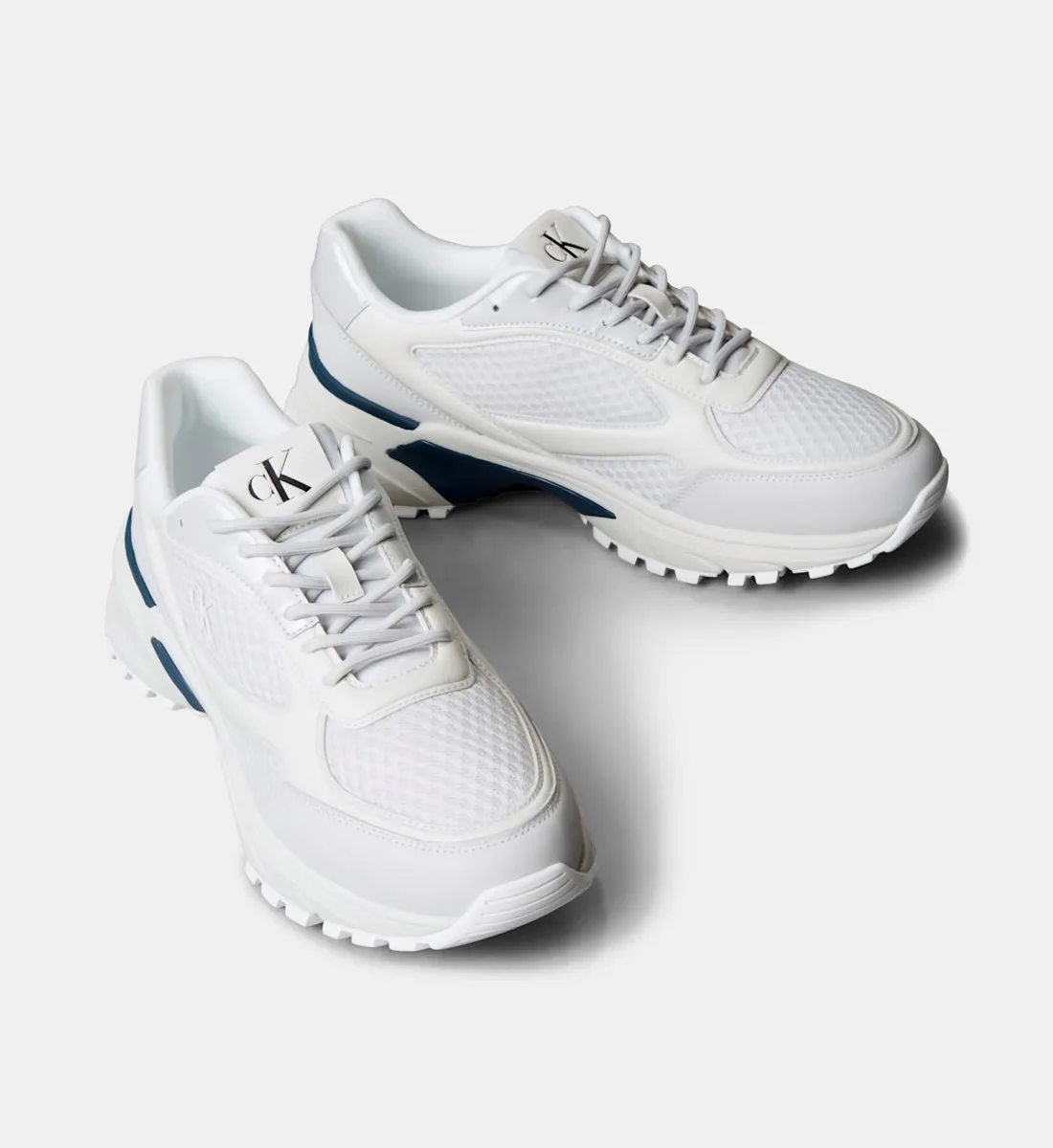 Низкие кроссовки Hike Runner с фирменным сетчатым эффектом Calvin Klein Jeans, серый — фото 2