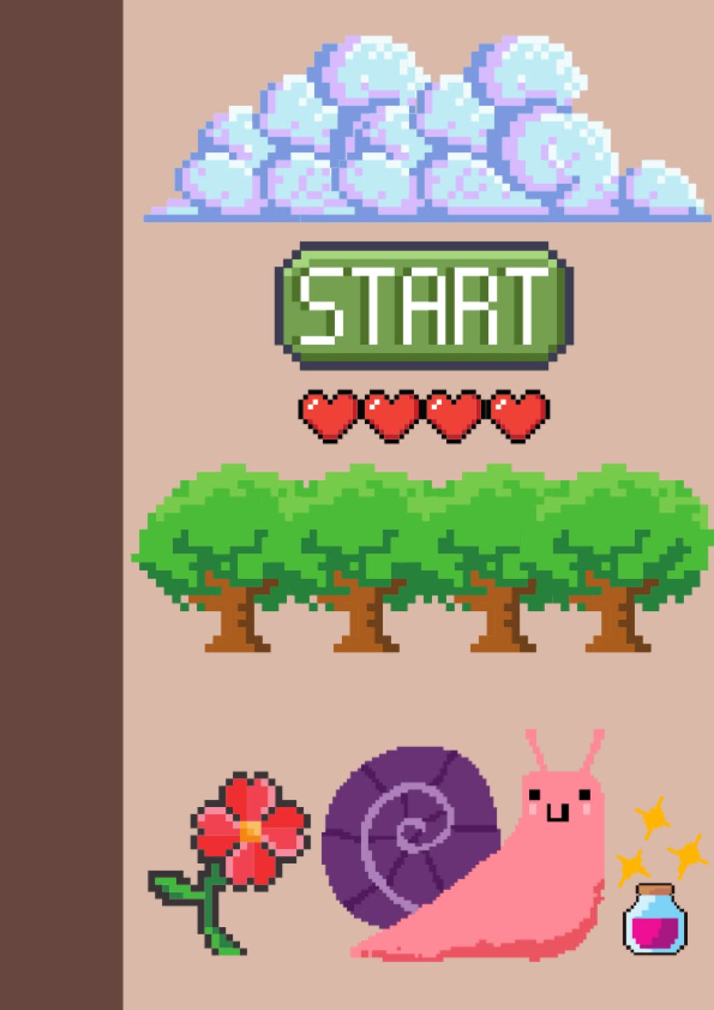 

Dotted Notebook A4 - 110 pages - Journal - Pixel Art style - Write - Draw - Take notes: A4 / 8.27x11.69 inches / 21x29.7cm - matte cover (Italian Edition) (Independently published)