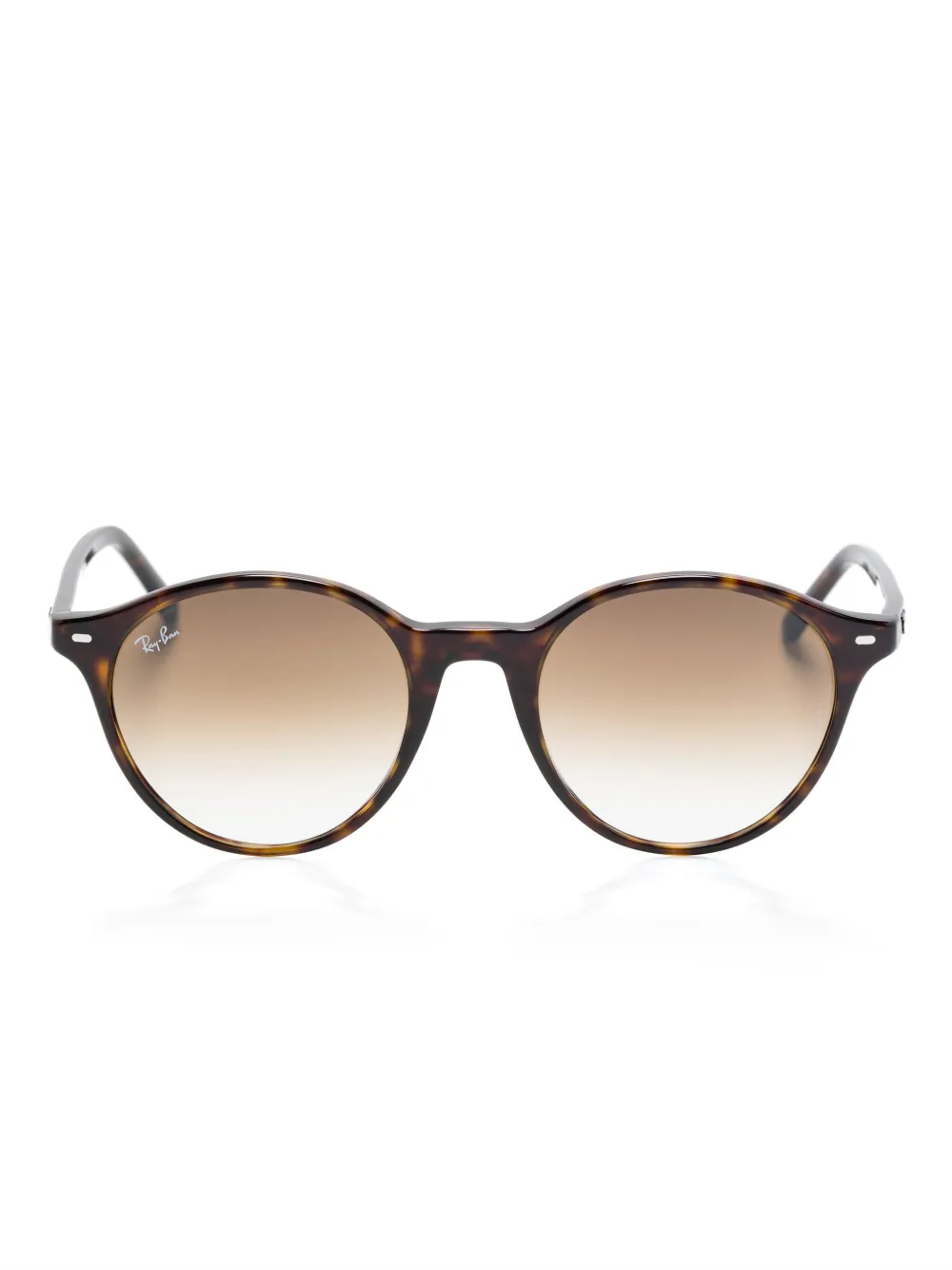 

Солнцезащитные очки в оправе черепаховой расцветки Ray-Ban, коричневый