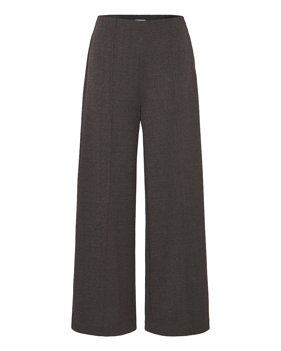 

Широкие брюки со складками ICHI Kate, шоколадный