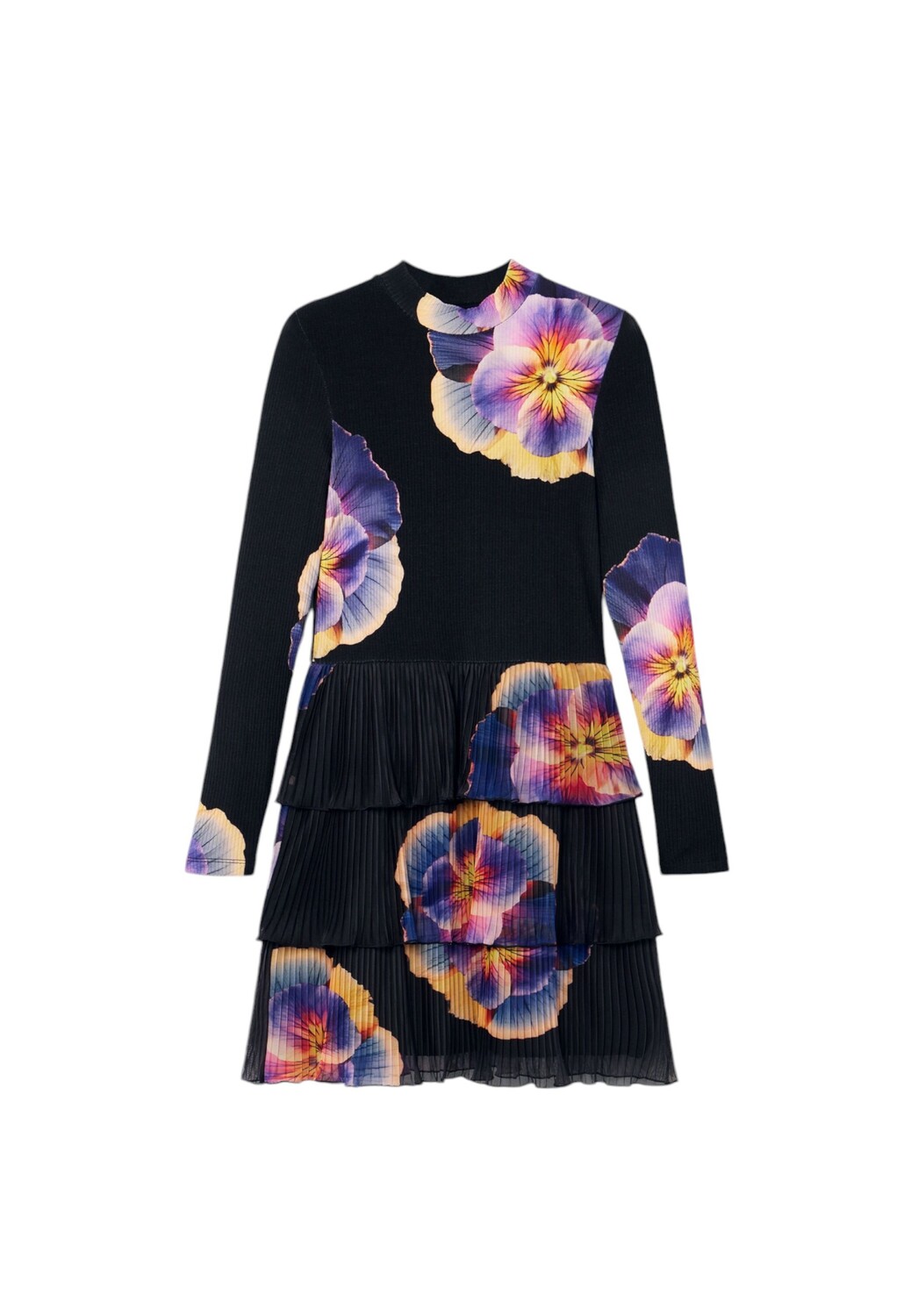 

Платье Desigual с цветочным узором, черный