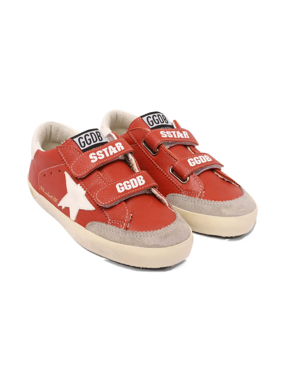 

Кроссовки старой школы с ремешками на липучках Golden Goose Kids