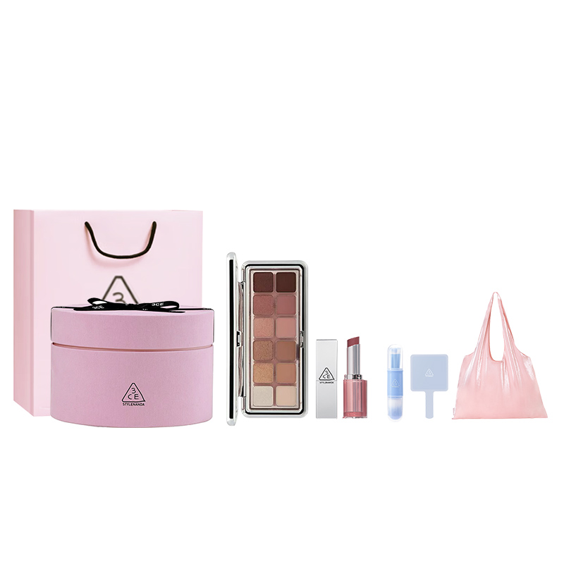 

Тени для век двенадцати оттенков с блеском и помадой Soft Focus, легко растушевываются, натуральный макияж 3CE