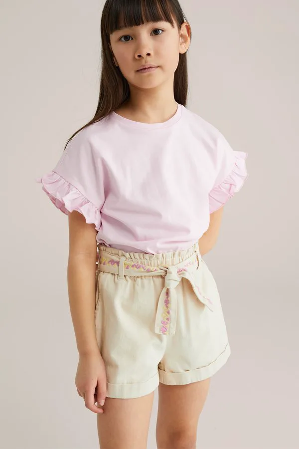 Простая футболка We Fashion, Light Pink — фото 2