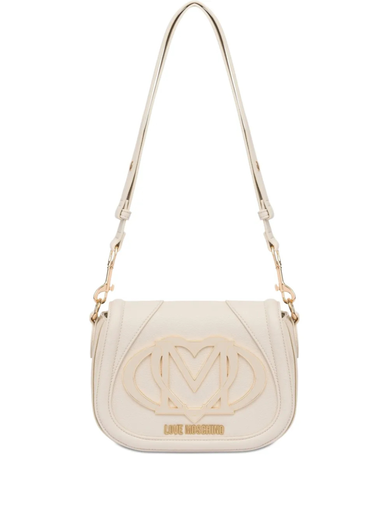 

Love Moschino сумка на плечо с откидным клапаном, белый