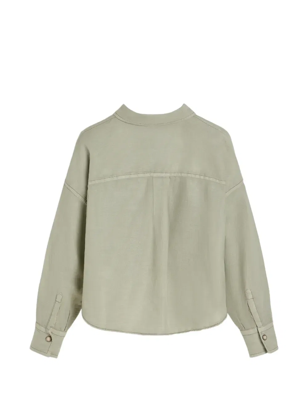 Рубашка Pinpoint Brunello Cucinelli Kids, зеленый — фото 2