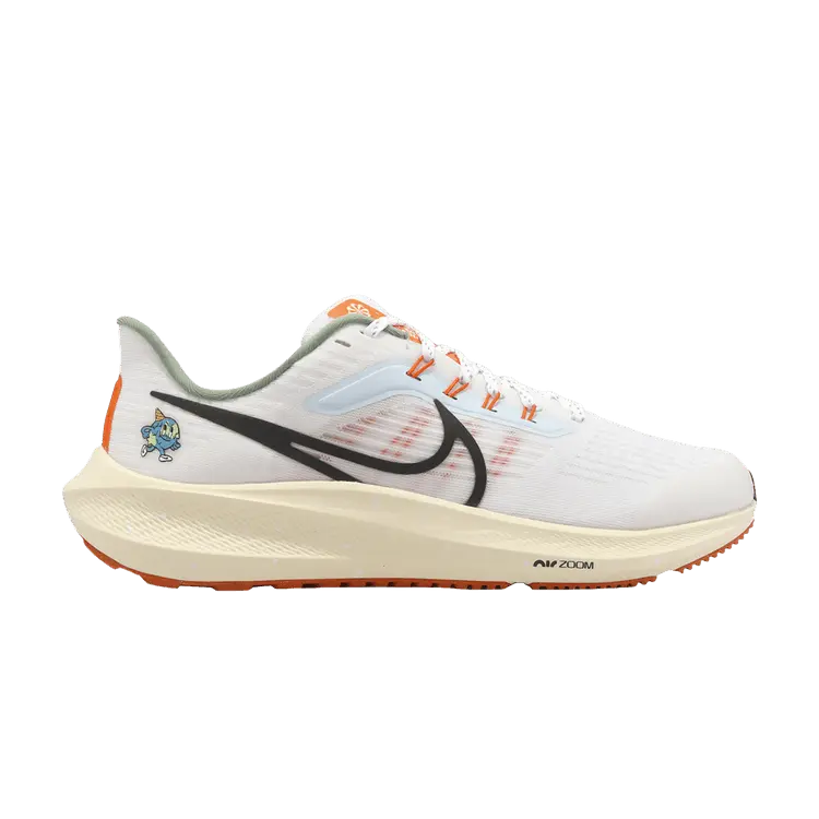 

Кроссовки Nike Air Zoom Pegasus 39 Next Nature GS 'White Black', белый